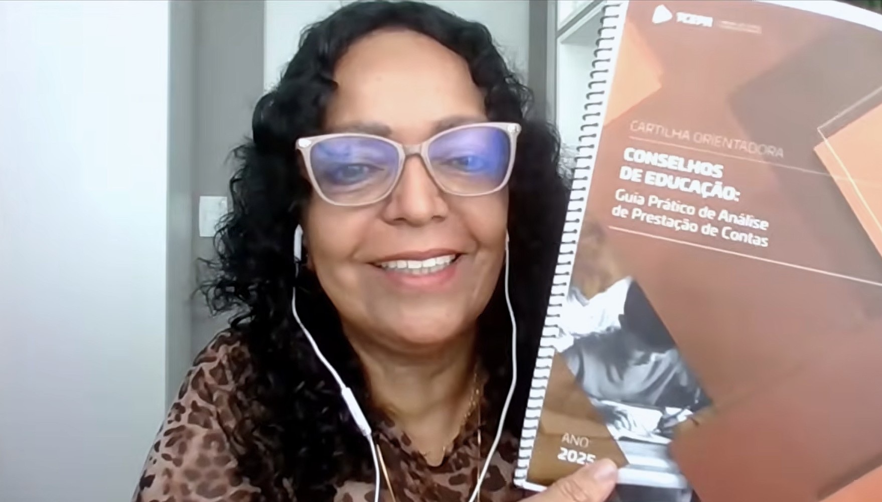 A coordenadora estadual da União Nacional dos Conselhos Municipais, Ana Lúcia Rodrigues, durante a 1ª Semana Fortalece Conselhos