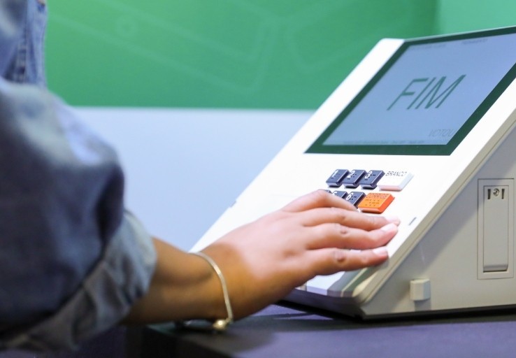 Urna eletrônica utilizada nas eleições brasileiras