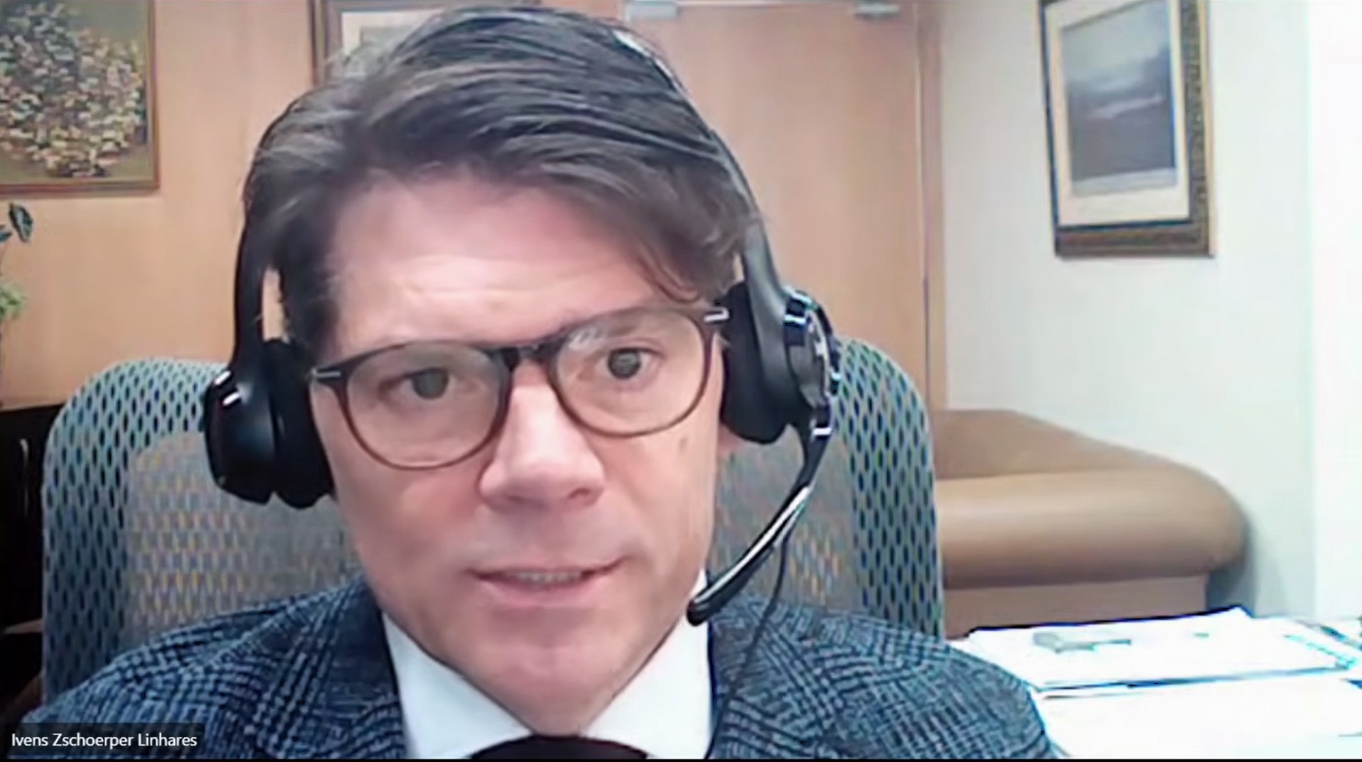 O presidente do TCE-PR, conselheiro Ivens Linhares, durante a 1ª Semana Fortalece Conselhos